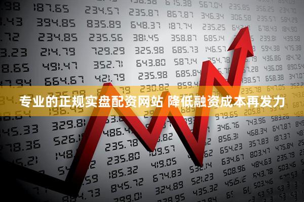 专业的正规实盘配资网站 降低融资成本再发力